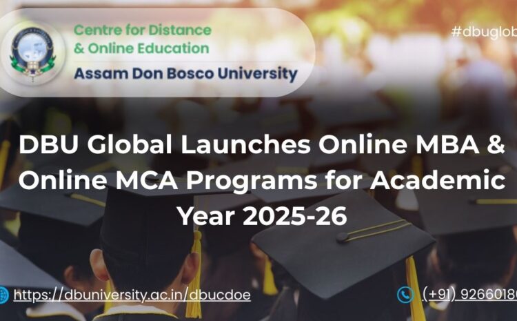  Unlock Your Career Potential with DBU Global Online MBA & MCA Programs